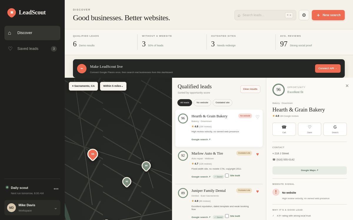 LEADSCOUT website preview